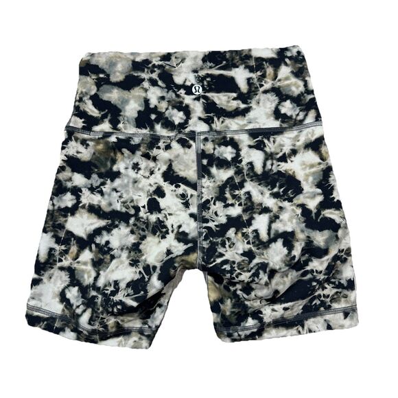 Lululemon Wunder Train High Rise Shorts 6" Sz 6 In Dispersed Light Raw Linen - Picture 1 of 6